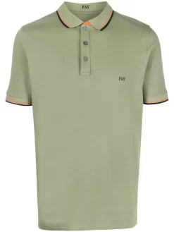 Herren Fay Poloshirt Mit Logo-Stickerei