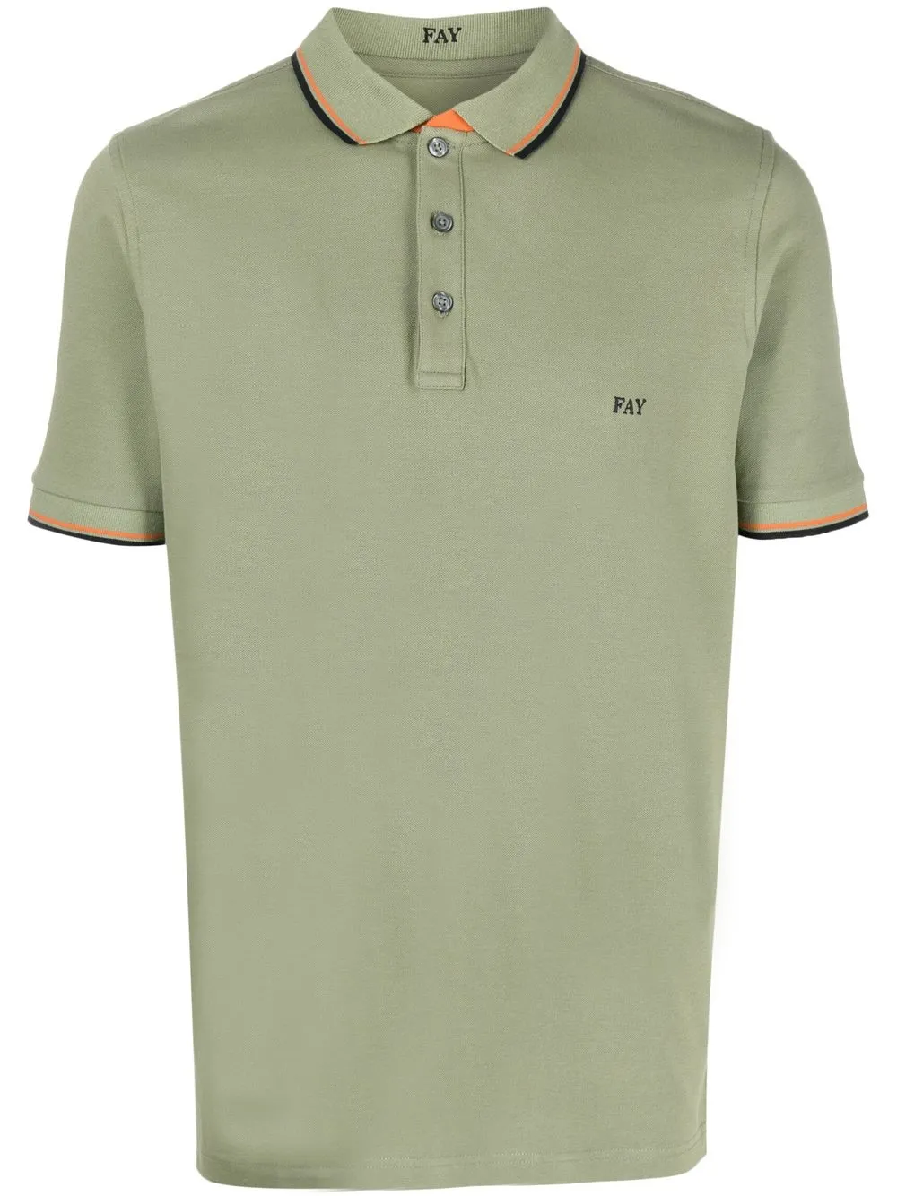 Herren Fay Poloshirt Mit Logo-Stickerei 1 Herren Fay Poloshirt Mit Logo-Stickerei