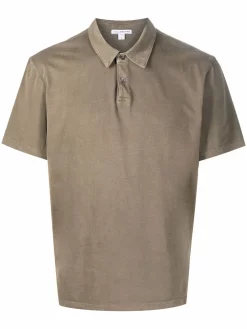 Herren James Perse Poloshirt Mit Kurzen Ärmeln