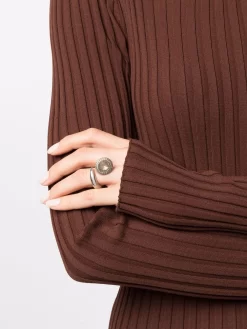 Damen Rosa Maria Ring Mit Topas -Modekollektions geschäft 18071084 38510040 1000