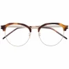Damen Saint Laurent Eyewear Brille Mit Rundem Gestell