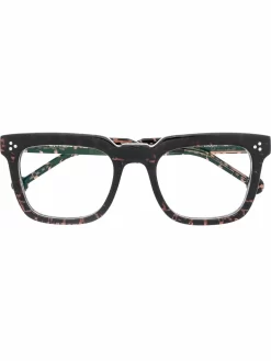 Damen L.A. EYEWORKS Eckige Brille In Schildpattoptik