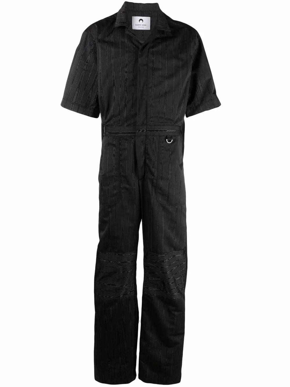 Herren Marine Serre Gestreifter Overall 1 Herren Marine Serre Gestreifter Overall