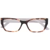 Damen Prada Eyewear Brille Mit Breitem Gestell