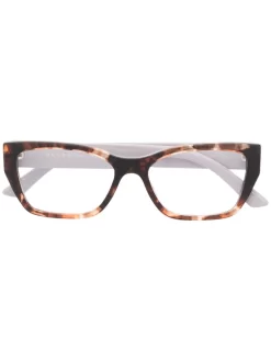 Damen Prada Eyewear Brille Mit Breitem Gestell
