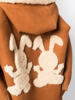 Herren Natasha Zinko Shearling Bunnies Jacke -Modekollektions geschäft 18266918 41898318 1000