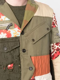 Herren Dsquared2 Franken Sakko Im Patchwork-Look 9 Herren Dsquared2 Franken Sakko Im Patchwork-Look -Modekollektions geschäft 18274290 39056396 1000