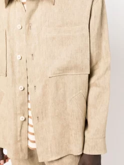 Herren Costumein Hemdjacke Aus Leinen -Modekollektions geschäft 18306561 40130962 1000