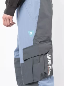 Herren AAPE BY *A BATHING APE® Latzhose Mit Logo-Print -Modekollektions geschäft 18331701 39340020 1000