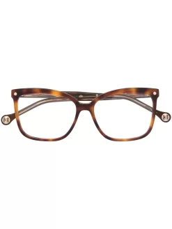 Damen Carolina Herrera Cat-Eye-Brille In Schildpattoptik