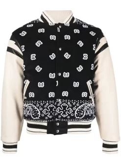 Herren Rhude Bomberjacke Mit Bandana-Print