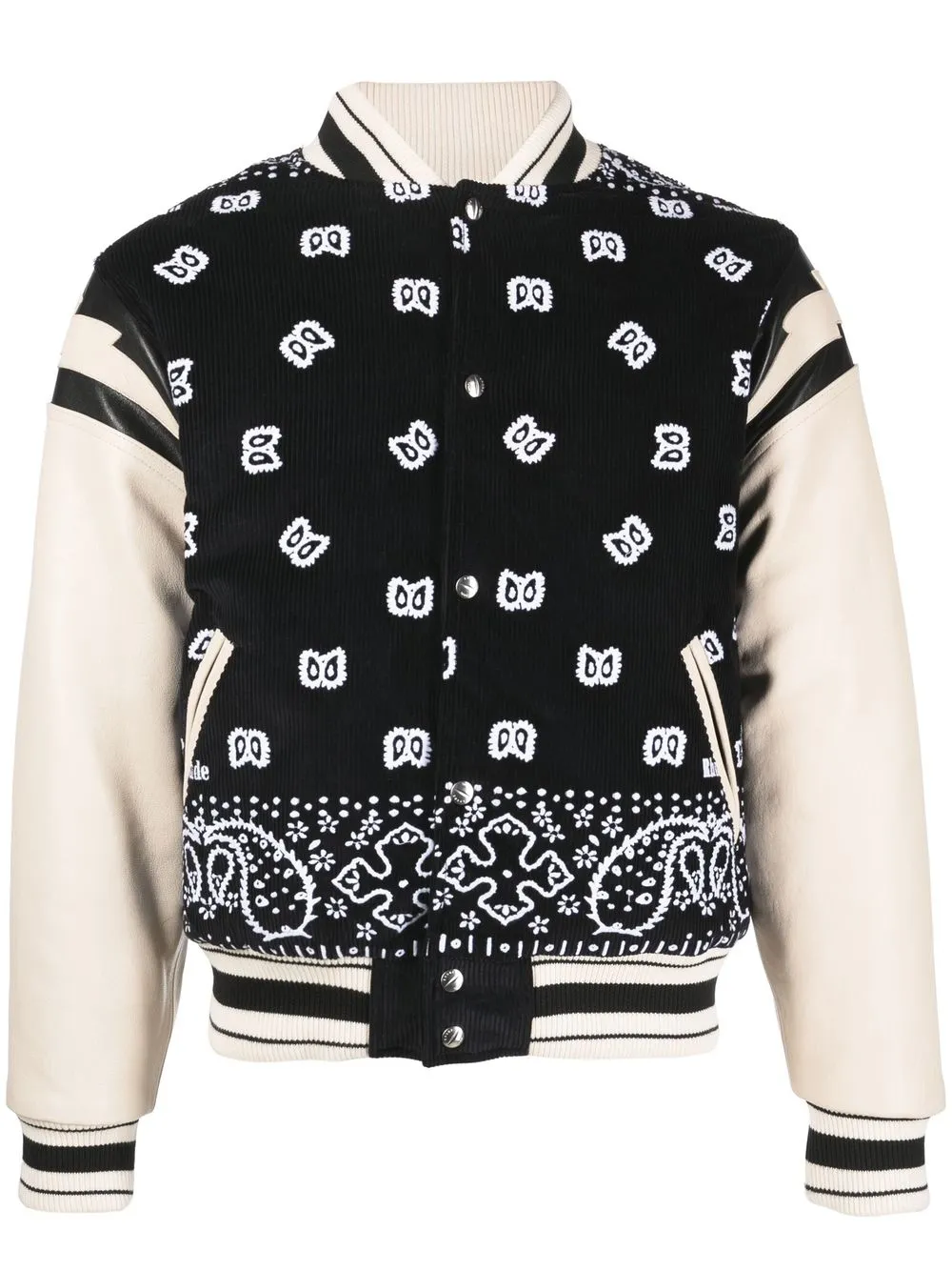 Herren Rhude Bomberjacke Mit Bandana-Print 1 Herren Rhude Bomberjacke Mit Bandana-Print
