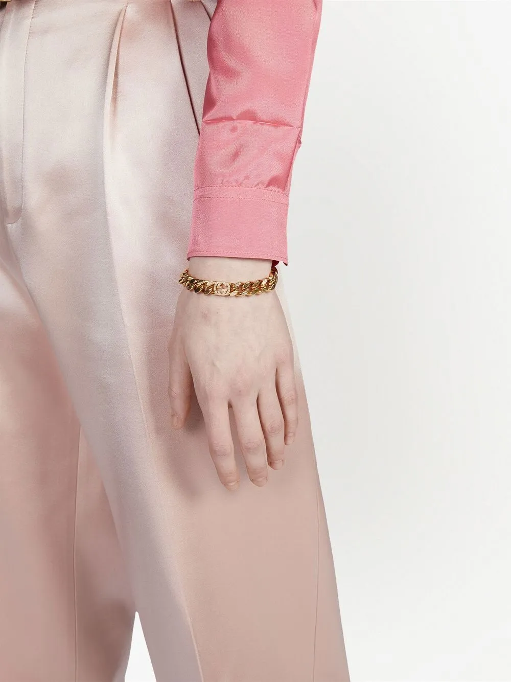 Damen Gucci Kettenarmband Mit GG 3 Damen Gucci Kettenarmband Mit GG – Bild 3