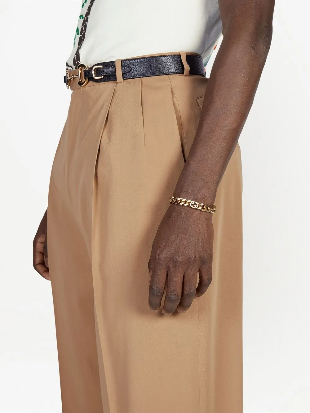 Damen Gucci Kettenarmband Mit GG 2 Damen Gucci Kettenarmband Mit GG – Bild 2