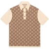 Herren Gucci Poloshirt Mit Maxi GG