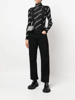 Herren Balenciaga Ausgefranste Slim-Fit-Jeans -Modekollektions geschäft 18548019 40225116 1000