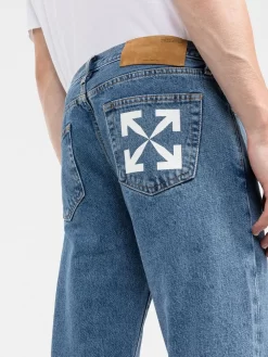 Herren Off-White Straight-Leg-Jeans Mit Logo-Print 11 Herren Off-White Straight-Leg-Jeans Mit Logo-Print -Modekollektions geschäft 18605863 40230278 1000