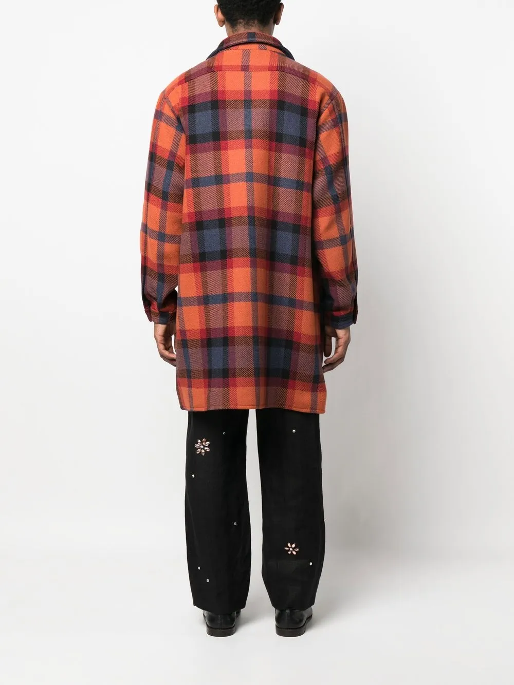 Herren BODE Karierter Clinton Street Mantel 4 Herren BODE Karierter Clinton Street Mantel – Bild 4