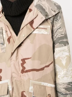 Herren Marine Serre Kapuzenmantel Mit Einsätzen -Modekollektions geschäft 18685625 40889874 1000