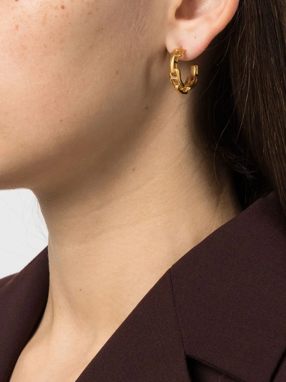 Damen AMBUSH Creolen Im Kettendesign 2 Damen AMBUSH Creolen Im Kettendesign – Bild 2