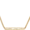 Damen Marc Jacobs Halskette Mit Logo-Schild