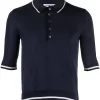 Herren Thom Browne Poloshirt Mit Kontrastdetails