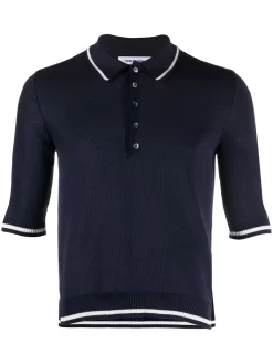 Herren Thom Browne Poloshirt Mit Kontrastdetails