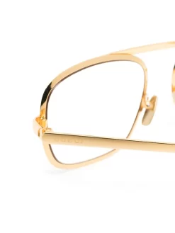 Damen Gucci Eyewear Pilotenbrille Mit Logo 6 Damen Gucci Eyewear Pilotenbrille Mit Logo -Modekollektions geschäft 18828008 40988241 1000