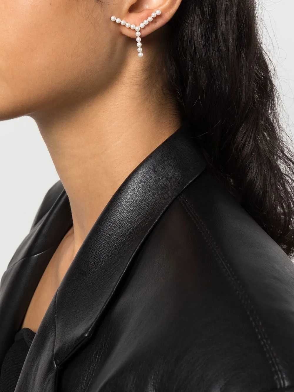 Damen Y/Project Ohrring Mit Perlen 2 Damen Y/Project Ohrring Mit Perlen – Bild 2