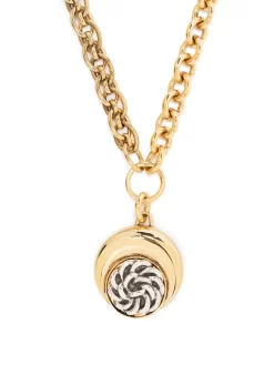 Damen Marine Serre Halskette Mit Anhänger