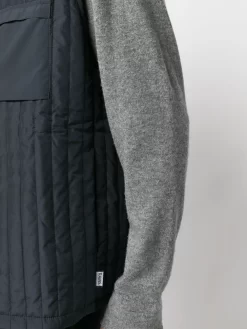 Herren Rains Gesteppte Weste Mit Reißverschluss -Modekollektions geschäft 18848536 40864674 1000