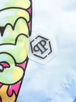 Herren Philipp Plein Badeshorts Mit Grafischem Print -Modekollektions geschäft 18868846 42417981 1000