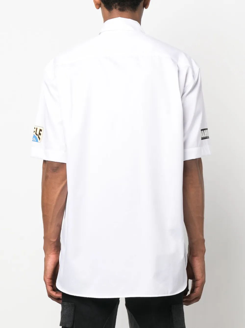 Herren Nahmias Hemd Mit Logo-Print 4 Herren Nahmias Hemd Mit Logo-Print – Bild 4