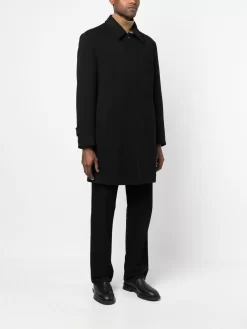 Herren Corneliani Mantel Mit Verdecktem Verschluss -Modekollektions geschäft 18918035 42358178 1000