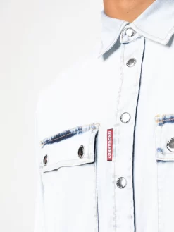 Herren Dsquared2 Jeans-Overall Mit Aufgesetzten Taschen -Modekollektions geschäft 18942228 41715696 1000