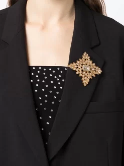 Damen Kenneth Jay Lane Brosche Mit Sternform -Modekollektions geschäft 18943161 43314052 1000