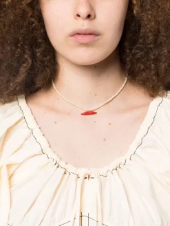 Damen Eshvi Vergoldete Halskette Mit Emaille 4 Damen Eshvi Vergoldete Halskette Mit Emaille -Modekollektions geschäft 18949411 42592127 1000