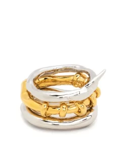 Damen Vann Jewelry Ring Im Layering-Look