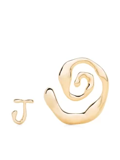 Damen Jacquemus Les Créoles Turbi Odd Ohrringe
