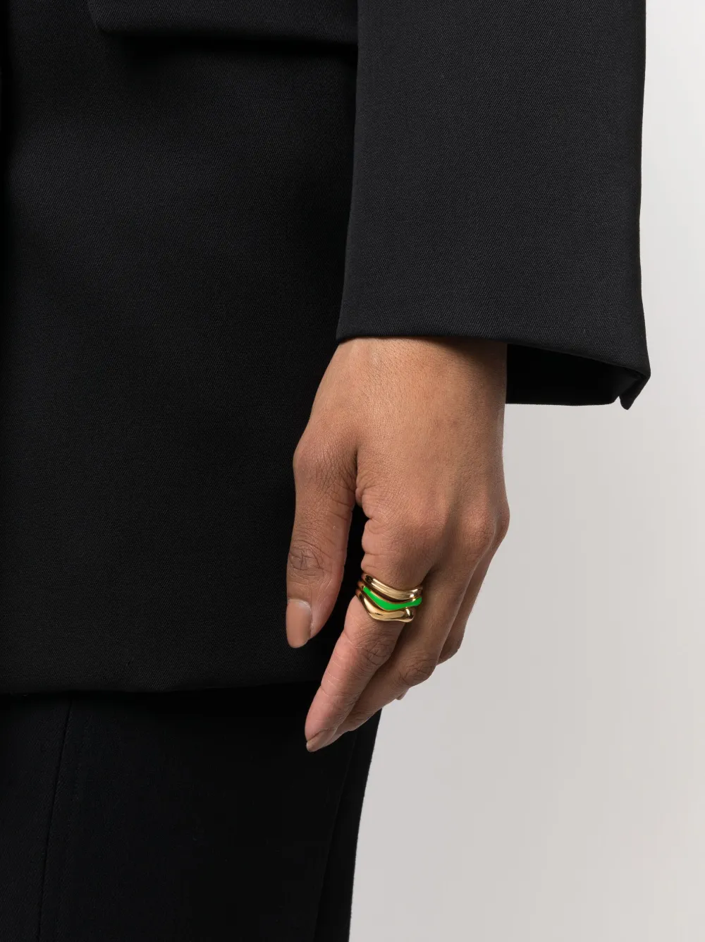 Damen Maria Black Aura Neon Ring 2 Damen Maria Black Aura Neon Ring – Bild 2