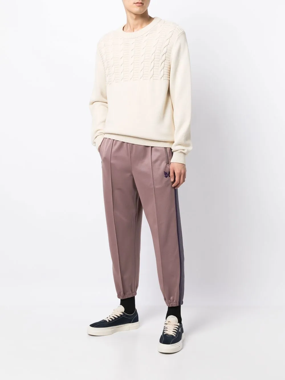 Herren Needles Jogginghose Mit Streifendetail 2 Herren Needles Jogginghose Mit Streifendetail – Bild 2