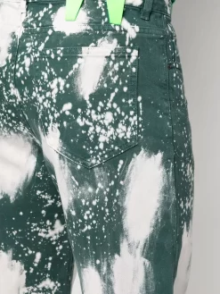 Herren DARKPARK Weite Jeans Mit Farbklecks-Print -Modekollektions geschäft 19127483 41981991 1000