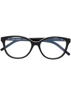 Damen Saint Laurent Eyewear Brille Mit Rundem Gestell