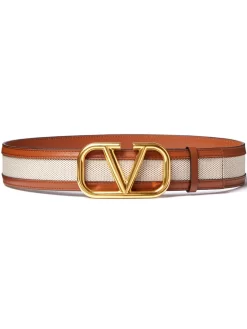 Damen Valentino Garavani VLogo Signature Canvas-Gürtel