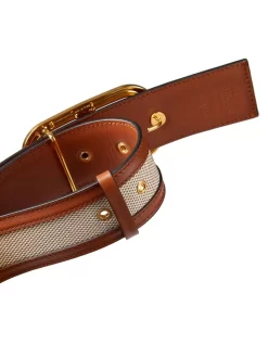 Damen Valentino Garavani VLogo Signature Canvas-Gürtel -Modekollektions geschäft 19184262 42209305 1000