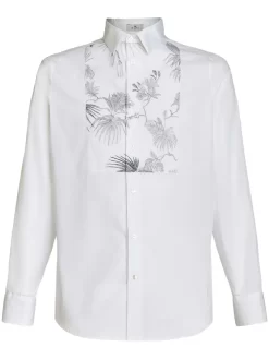 Herren ETRO Hemd Mit Blumen-Print