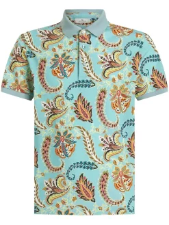 Herren ETRO Poloshirt Mit Grafischem Print