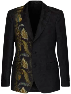 Herren ETRO Patterned-jacquard Single-breasted Blazer