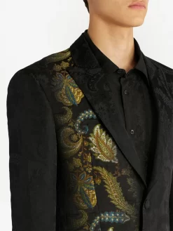 Herren ETRO Patterned-jacquard Single-breasted Blazer -Modekollektions geschäft 19191088 43425755 1000