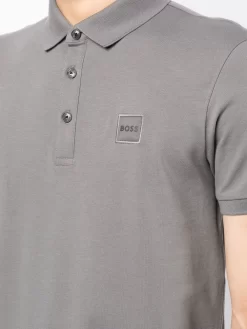 Herren BOSS Poloshirt Mit Logo-Patch -Modekollektions geschäft 19235181 42288637 1000